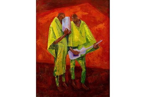  Araba Ressam Ben Enwonwu Tarafından İfade Edilen Modern Afrika Yaşamının Sembolü mü?